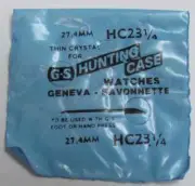 G-S Crystal-Hunting Case Watches #HC23-1/4 27.4mm-New-Unopened Factory Package