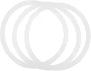 Kisangel 3pcs Sound Bowl Rubber Rings for Singing Bowl Durable Comfortable Smooth Touch Decorative Cushion Easy Installation and Removal
