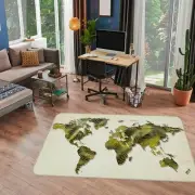 3D Golden Texture Map NAO5185 Game Rug Mat Elegant Photo Carpet Mat Fay