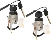 Lock Cylinder for Kia Rio 2010-2011, Cylinder Lock Direction Ignition Switch Lock with Keys 819001GF20/81900-1GF20