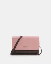 NWT Coach Foldover Belt Bag In Signature Canvas C7618 $328