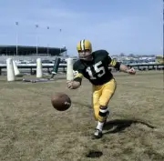 Green Bay Packers Nfl Bart Starr 1965 Old Photo