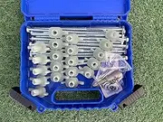 20pcs Tent Awning Screw in Camping Pegs 20x 20cm, Heavy Duty Outdoor Tent Stakes/Pegs in Handy Storage Case w/Drill Adaptor, Glow-in-The-Dark Tops
