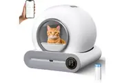 Self-Cleaning Cat Litter Box for Multiple Cats, 65L+9L Extra Large Automatic with App Control, No Scooping Needed, Easy to Clean