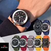 在飛比找momo購物網優惠-【DIGITEC】DN-5182T 休閒指針夜光防水潮流電子