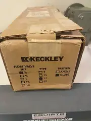 Keckley,TYPE 27,Size 1/2 INCH Float Valve Type 27 Pattern Globe New in Box