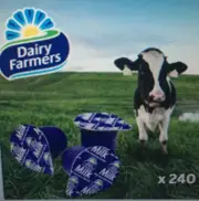 BULK UHT MILK 240x INDIVIDUAL 15g PORTION CONTROL MILKS DAIRY FARMERS NEW AUS
