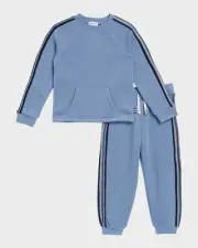 Splendid Boys' Pullover Sweatshirt & Jogger Pants Set - SZ 12-18 Months River