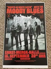 Moody Blues Ernst Merck Halle Hamburg Poster 11 x 17 (107)