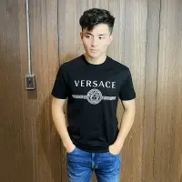 在飛比找樂天市場購物網優惠-美國百分百【全新真品】Versace 凡賽斯 VJ 短袖 T