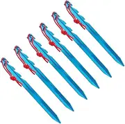 Anneome 6PCS Portable Aluminum Alloy Camping Stakes Durable Tent Pegs for Outdoor Tents Easy to Pull Design for Canopies and Awnings
