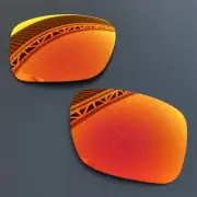 Fire Red POLARIZED Replacement Lenses for Oakley Holbrook OO9102 Sunglasses 55mm