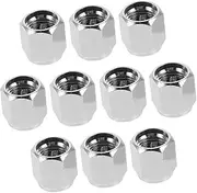 MUCKLILY 10pcs Theft Valve Stem Caps for Cars Suvs Trucks Motorcycles Dust and Dirt Protection Easy Installation Secure Valve Coverage