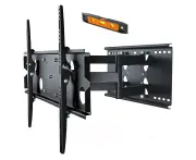 Selby TV Bracket Wall Mount Full Motion Tilt Swivel Pivot Black for 42-90" Inch