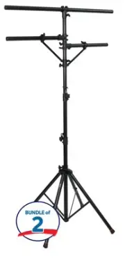 Gator Frameworks GFW-LIGHT-LS2000 Tree-style Lighting Stand with Quad Leg Base