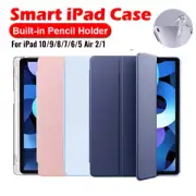 For Apple iPad Case Cover Smart Case for iPad 10 9 8 7 6 5 Air 2 1 Pencil Slot