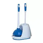 Turbo Plunger and Bowl Brush Caddy Set Toilet Brush Plunger Combo 5-1/2 In.