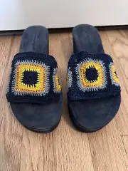 Jeffrey Campbell Crochet Platform Sandal