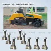 8 Pack Stump Grinder Teeth Compatible With Vermeer Yellow Jacket