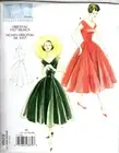 Vogue V1172 Misses Circa 1957 Fitted Dress Size 14 - 20 UNCUT Pattern Petite