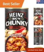 Big N Chunky Ravioli with Beef and Tomato Soup Canned Meal Dinner