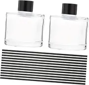 HOLIDYOYO Essential Oil Diffuser Set 50ml Glass Aroma Diffuser Bottles for Home Office Sp