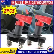 2x 12V Battery Master Disconnect Isolator On/Off Switch Boat Marine Caravan 12V