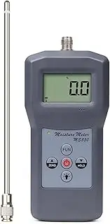 Moisture Meter, Range 0-80% Portable Digital Capacitive Moisture Meter For Soil Silver Sand Coal Powder Instant Reading