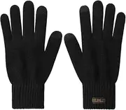 Wool Gloves | Winter Workout Gloves for Men Touch Screen,Winter Workout Gloves for Men, Knitted Winter Gloves for Men Cold Weather, Thick Lined Work Gloves for Running Yongbao