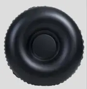 Snow Tube Super Big 47" Inflatable Snow Sled Heavy Duty Snow Tube Black NEW