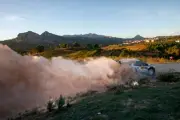 WRC Rally de Espa�a 2014 Kris Meeke Citroen Action Motor Racing Old Photo