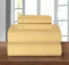Elegant Comfort 4-Piece Bed Sheet Set 1500 Thread Count Egyptian Cotton
