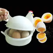 Chicken Shaped Egg Boiler Steamer for 4 Eggs, Microwave Cooker, Kitchen Tool