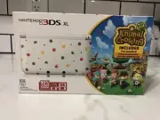 Nintendo 3DS XL Animal Crossing White Handheld System Brand New, Sealed!
