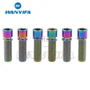 Titanium Bolt M8X20/25Mm Hex Head with Washer Screws for Bicycle BMX Stem Cyclin