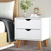 Artiss Bedside Table Drawers Side Table Storage Cabinet Nightstand Bedroom Lamp