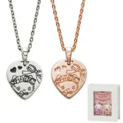 Hello Kitty 50th Anniv. DOLLY MIX Necklace Silver/ Pink Gold Strawberry PreSale