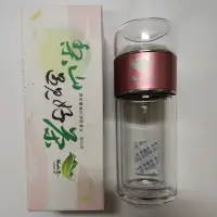 在飛比找蝦皮購物優惠-隨身泡茶杯 隨身保溫玻璃瓶 350ml 雙層杯 耐熱玻璃 泡