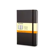 Moleskine Classic Hard Cover Notebook Ruled Large (Black)