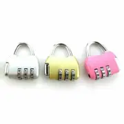 Travel Luggage Padlock Mini 3 Digit Combination Suitcase Security Cable Lock D