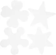 COHEALI 4pcs Acrylic Quilting Rulers Acrylic Patchwork Rulers Clear Quilting Templates for Quilting