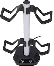 RGB Gaming Headset Stand with USB Hub and Controller Holder, Multi Function for PC and Consoles, Plug and Play ABS Modern Design