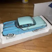 1955 Pontiac Star Chief Diecast 1/18 Blue Sun Star Read