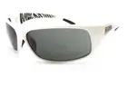 Bolle Recoil Wrap Sunglasses Shiny White Black with TNS Grey CAT.3 Lenses 11701