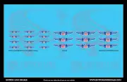 HO Scale Union Pacific Wing Mix Decal Set