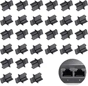 Pack of 30 Silicone Dust Protection RJ45 Port Dust Protection RJ45 Cover Dust Protection PC Cover Dust Protection PC, Switch, Router RJ45 Port Plug Cover, Suitable for Idle RJ45 Port Dust Protection