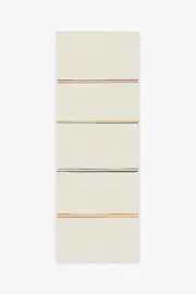 75' x 215' | Machine Washable Runner Rug | Kid & Pet Friendly | Indoor Rug | Stella Ivory Rainbow Flatwoven Rug by The Home Edit | Ruggable