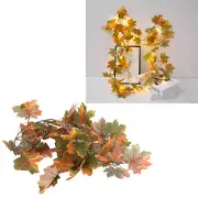 LED Maple Leaves String Light Plastic 2.2m 20LEDs Warm Light Autumn Decoratio