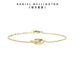 Daniel Wellington 手錶 飾品禮盒 Petite 32mm棕色皮革錶 X Lumine 星辰香檳金手鍊(DW00100175 DW00400356)/ 棕皮革錶 X 星辰香檳金手鍊