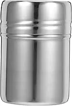 Stainless Steel Shaker Bottle Mesh Sprinkler for Powder Sugar Cocoa Flour -to-dust Lid for Cappuccino Latte